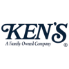Logo for "KEN'S," a family-owned company, featuring elegant dark blue font, evoking trust, nostalgia, and comfort.