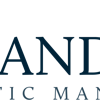 Logo for Grand River Aseptic Manufacturing, featuring blue and orange colors that symbolize trust, innovation, and professionalism.